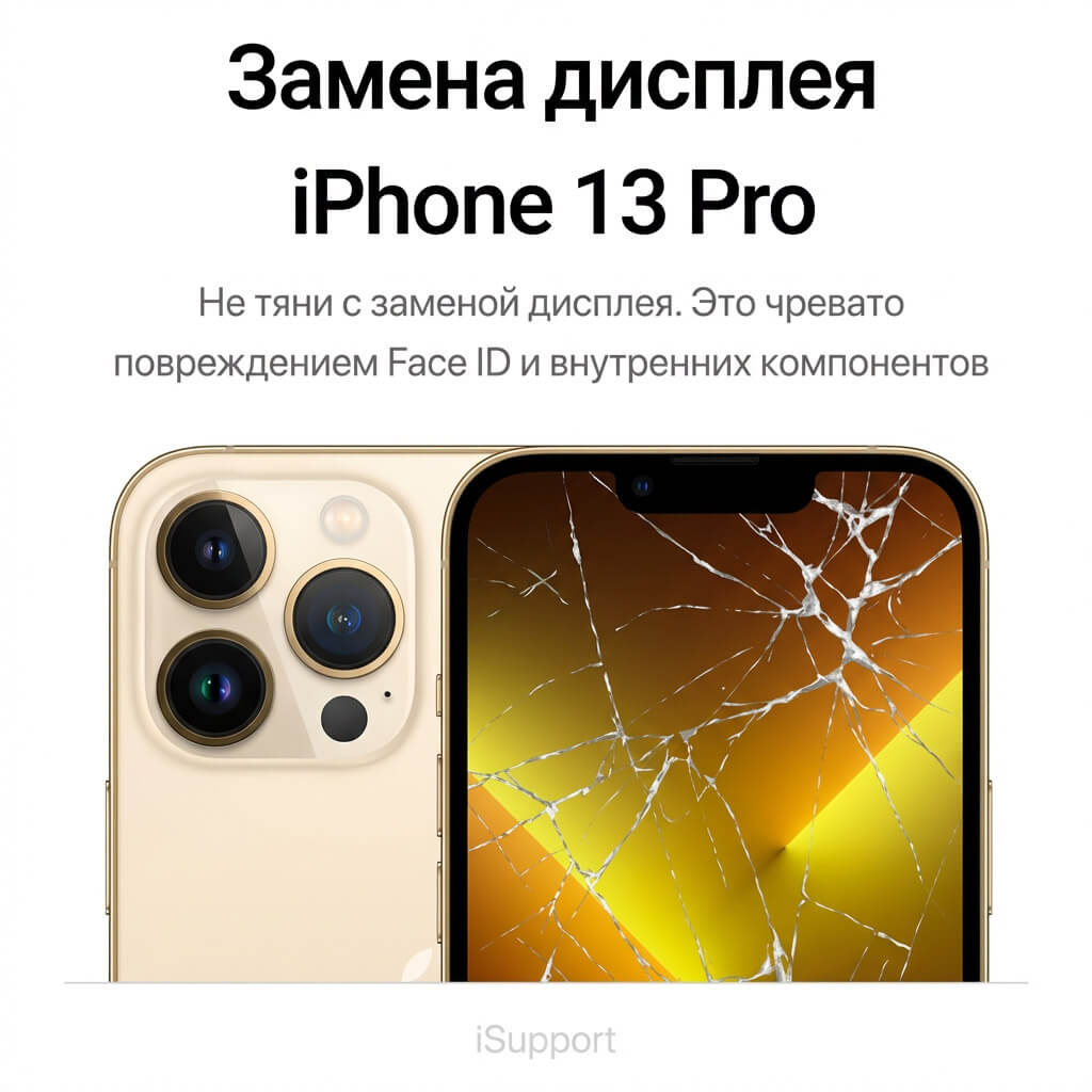 замена дисплея iphone 13 pro в дубае