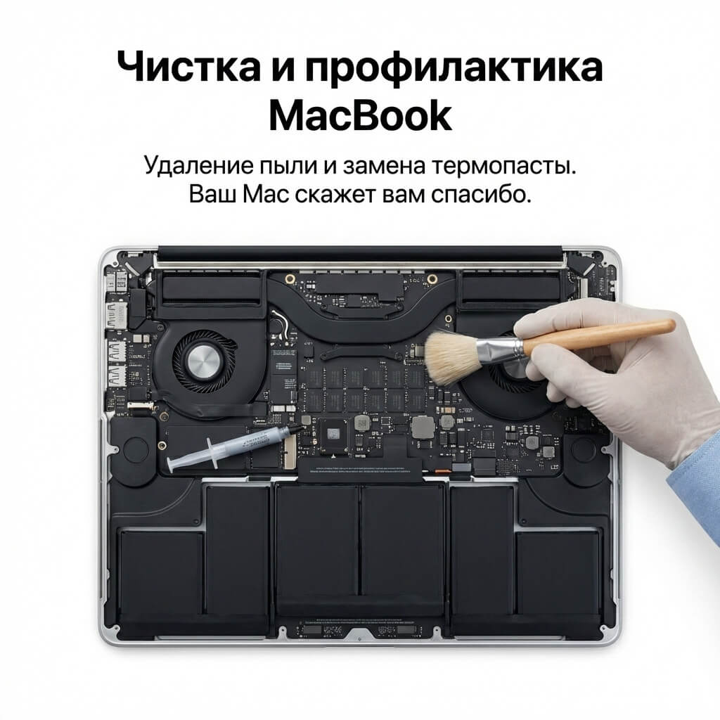 чистка macbook если греется в Дубай, Абу-даби, Шарджа, Аджман