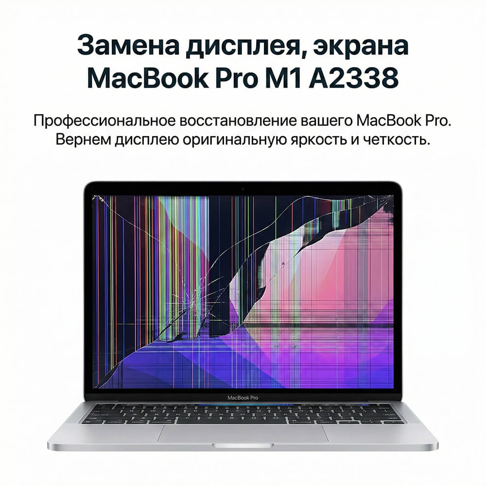 Замена матрицы MacBook Pro 13 M1 (2020) A2338